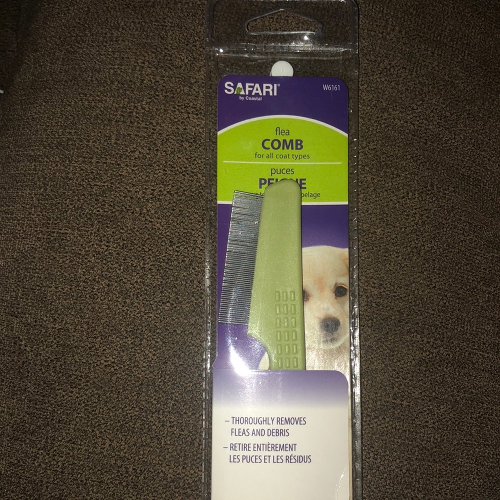 Pet flea comb